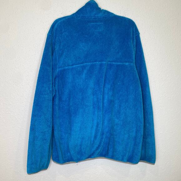 Jachs Cabin Ocean Blue Lightweight Polyester Fleece Pullover Sz Lg Unisex - Picture 6 of 13